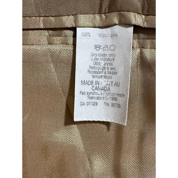 Lauren Ralph Lauren Mens 44L Wool Blazer Gray Made In Canada Classic Style - Picture 11 of 15